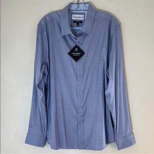 Thomas Sterling Sky Blue Dress Shirt. Men's Large 16-16.5”, 34-35”. NWT.
